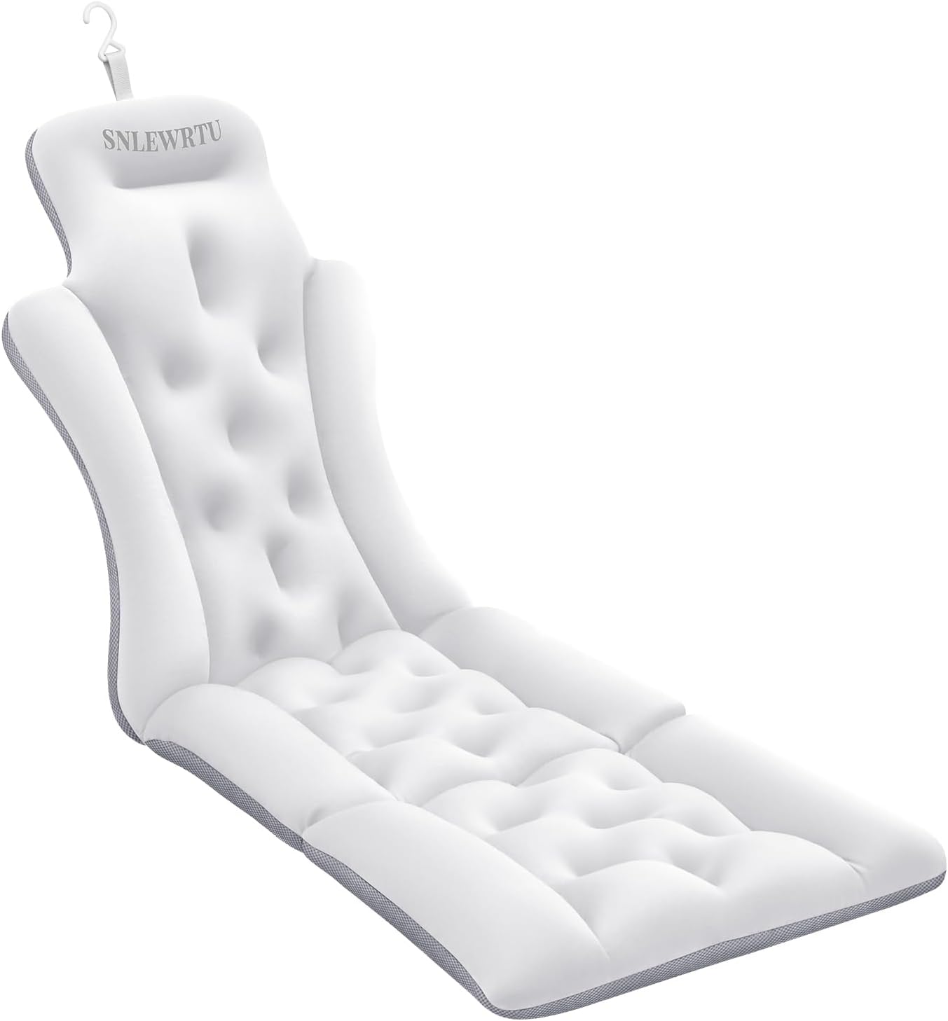Full Body Bath Pillow for Bathtub, Thick & Luxury Bathtub Cushion with 192 Suction Cups, Bathtub Pillows for Head & Neck, Back Support, Ideal Bath Accessories for Women' Gifts Spa, Soaking, Tub